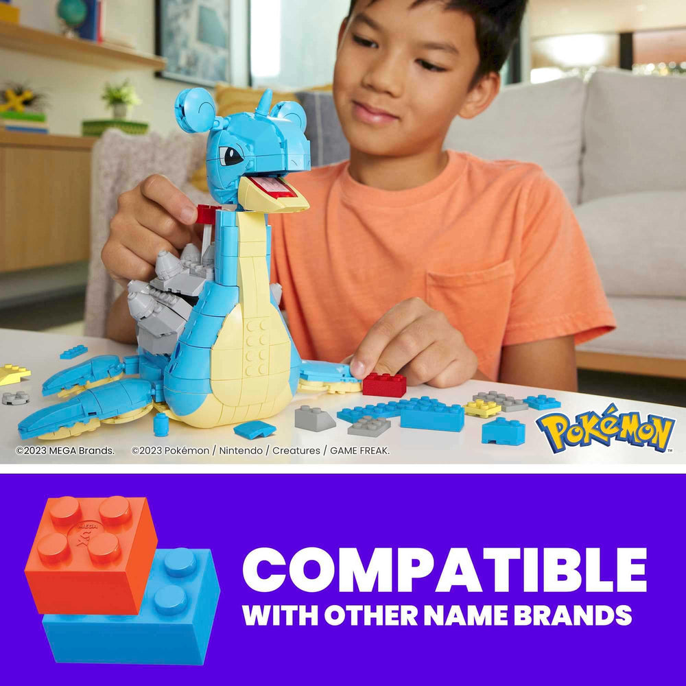 Lapras head movement demonstrated by the crank for lifelike posing