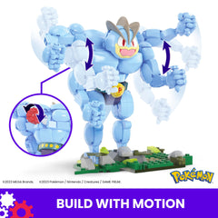 Machamp build set pieces enabling creative construction sessions