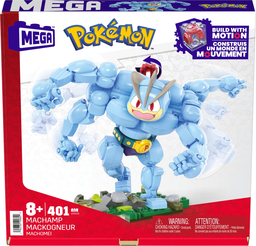 Official license indicating authentic Pokémon collaboration with Machamp