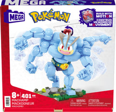 Official license indicating authentic Pokémon collaboration with Machamp