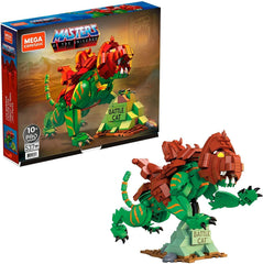 Mega Brands Mega Construx Battle Cat poseable limbs for dynamic play and display.