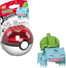 Mega Construx Bulbasaur figure for display and imaginative play.