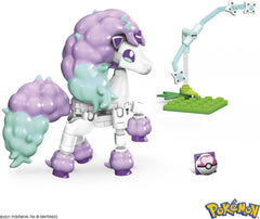 Mega Construx Pokemon Power Pack Ponyta battle-stance highlights poseable legs for action poses