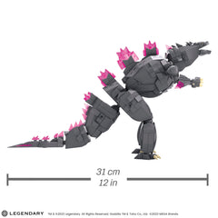 MEGA Godzilla action figure with highly poseable limbs for dynamic posing.