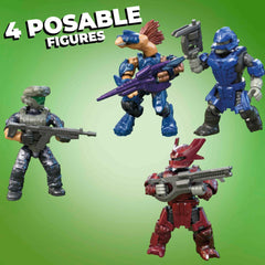 Mega Brands MEGA Halo Gungoose micro-action-figures ready for battles