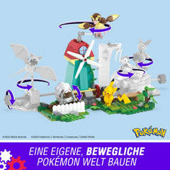 Mega Brands windmill and landscape pieces invite tactile building and exploration.