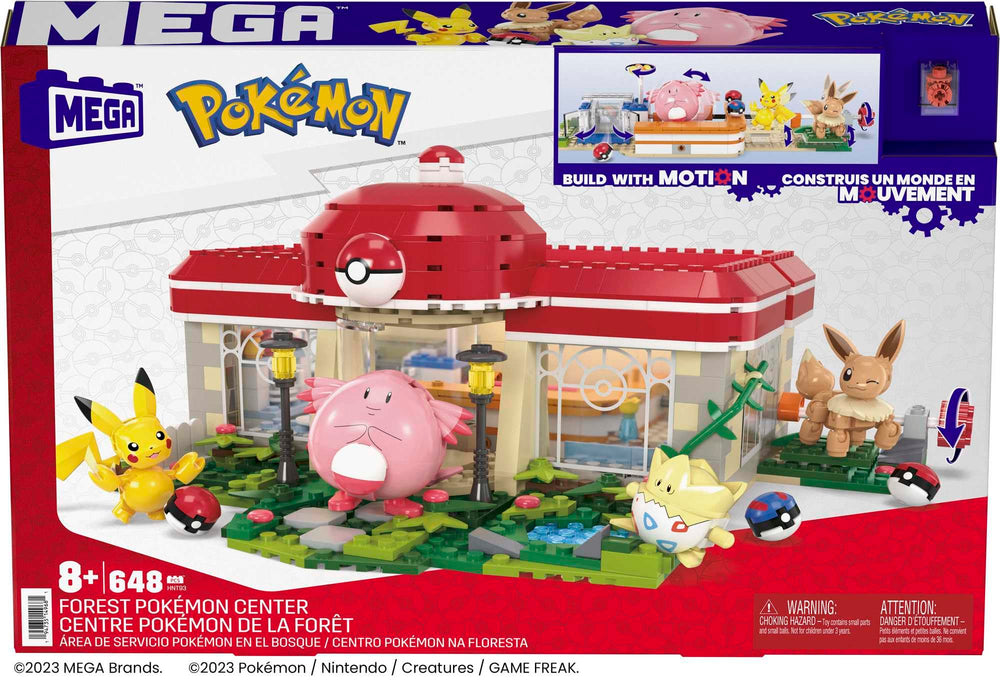 Mega Brands Mega Pokémon Forest Center Togepi door opening scene invites exploration