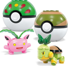 Compatibility with other brands expands Mega Brands Pokemon sets for more play.