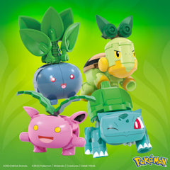 Mega Brands Oddish-figure supports collaborative building and display.