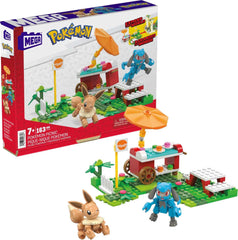 Mega Brands MEGA Pokémon Picnic Eevee and Riolu duo with colorful interlocking bricks