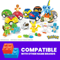 Mega Brands MEGA Pokémon Pikachu figure ready for action-packed adventures.