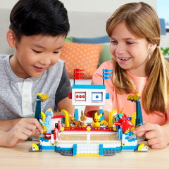 Mega Brands Mega Pokémon Training Stadium launchers enable dynamic battles with precise action