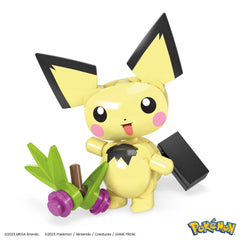 Mega Brands Motion brick crank action brings Pichu to life with movement