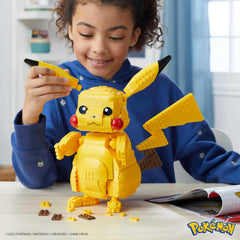 Mega Brands Pikachu articulated ears and tail support expressive character poses