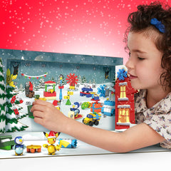 Pikachu inside calendar ready for poseable, imaginative play.