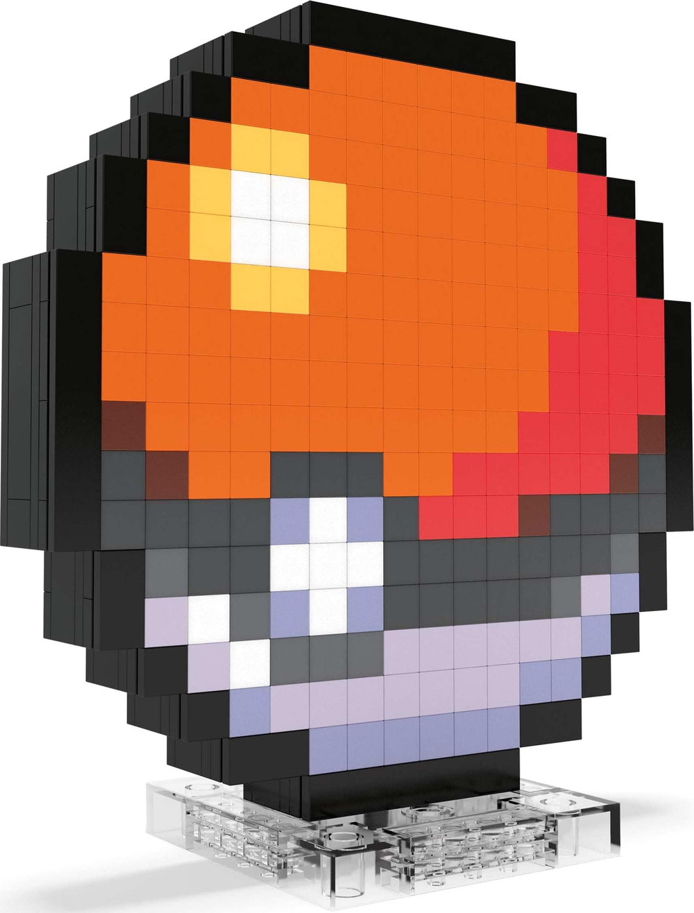 Wall-mount display option for Mega Brands Pokémon figure storage.