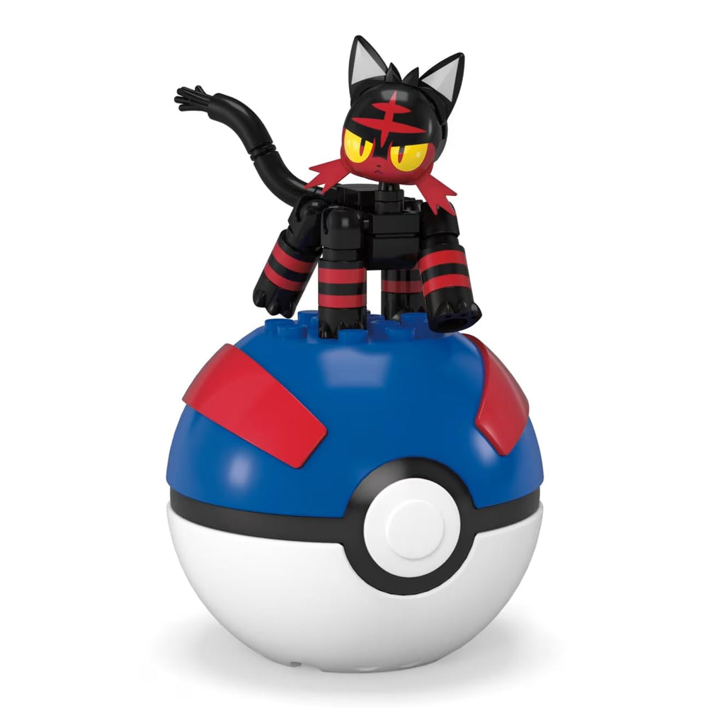 mega brands poseable litten action figure enables dynamic posing and storytelling during play