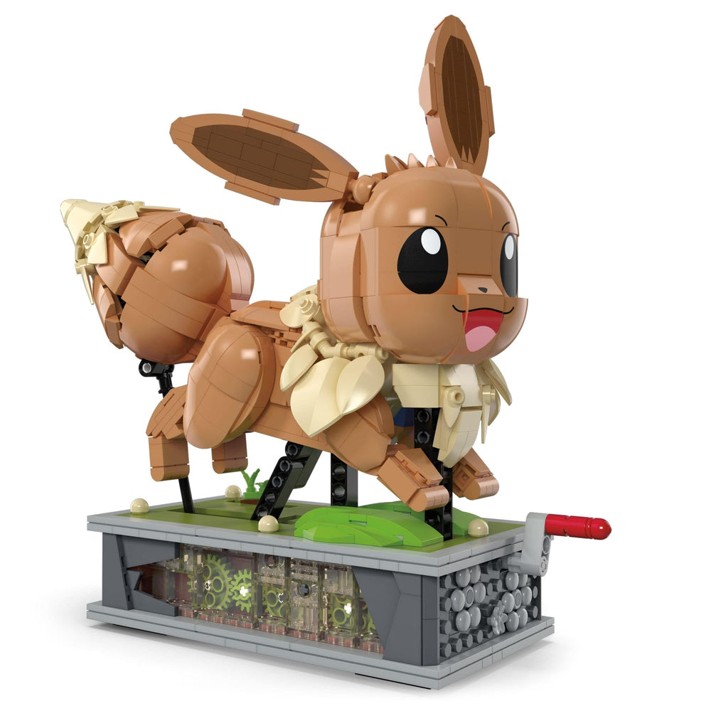 Motion Eevee on a rocky base display highlighting dynamic pose