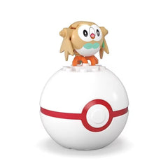 Rowlet figure with articulated joints enables dynamic poses