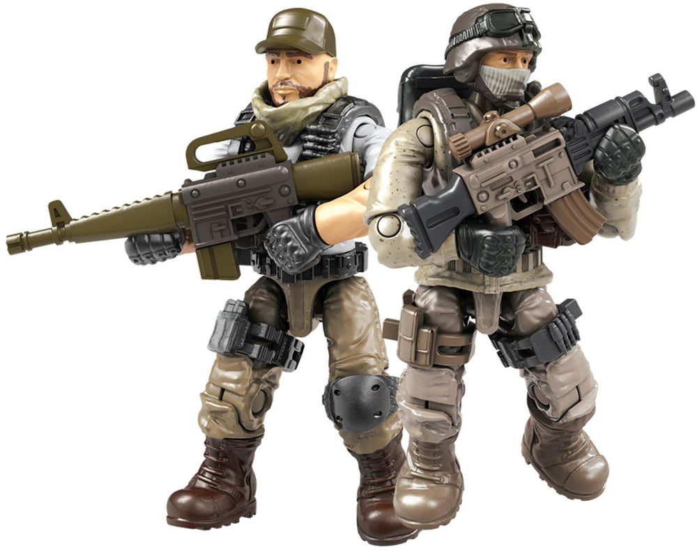 Mega Brands sniper rifle with case for realistic loadout details
