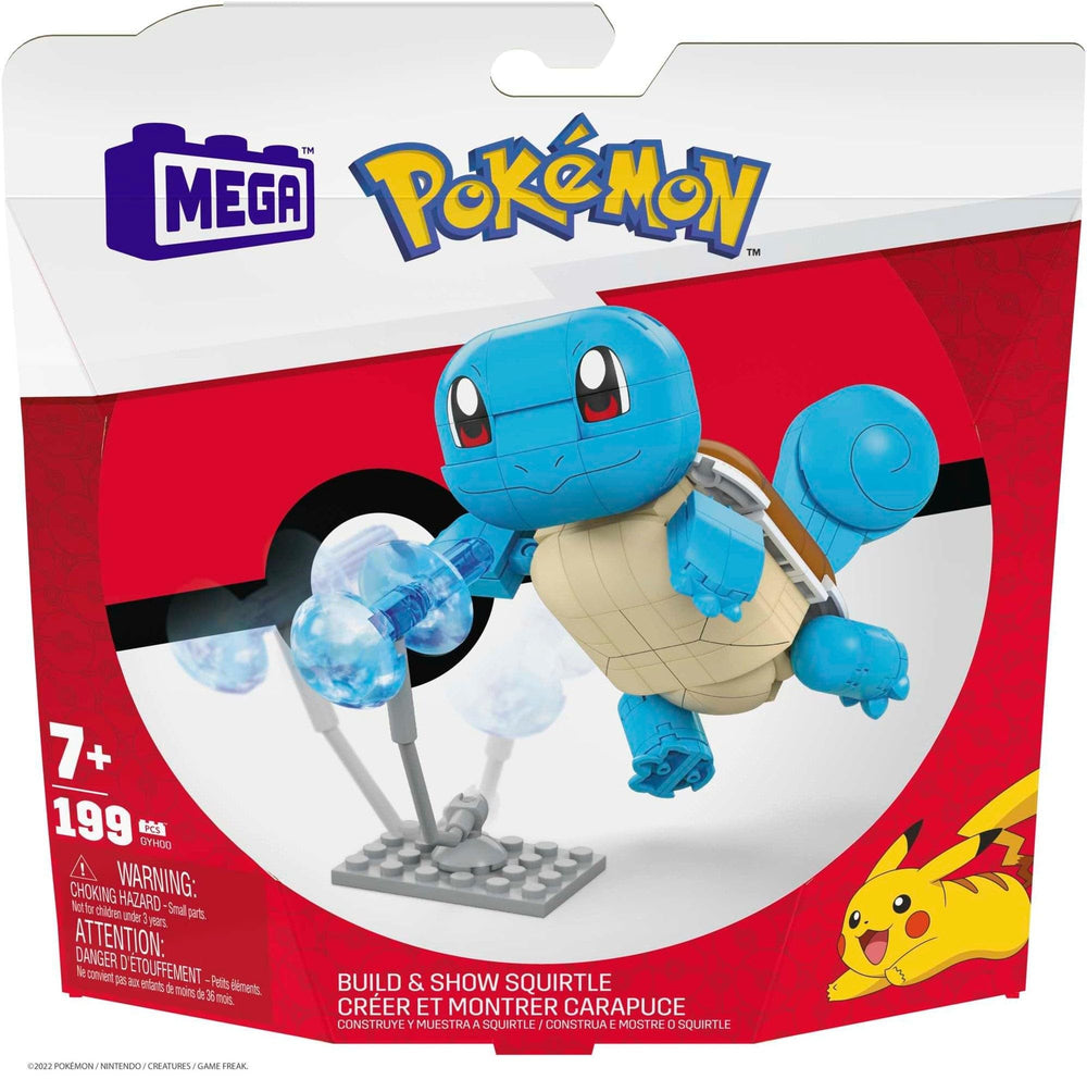 Mega Brands Squirtle for kids 6 and up enables build-and-play