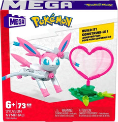 Mega Brands Sylveon building toy figure ready for imaginative play, expandable with other MEGA Construx sets