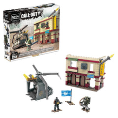 Mega Construx crash-site setup for immersive battle play and display