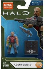 Mega Construx Halo Light of Sanghelios figure showcases Eliksni design for display.