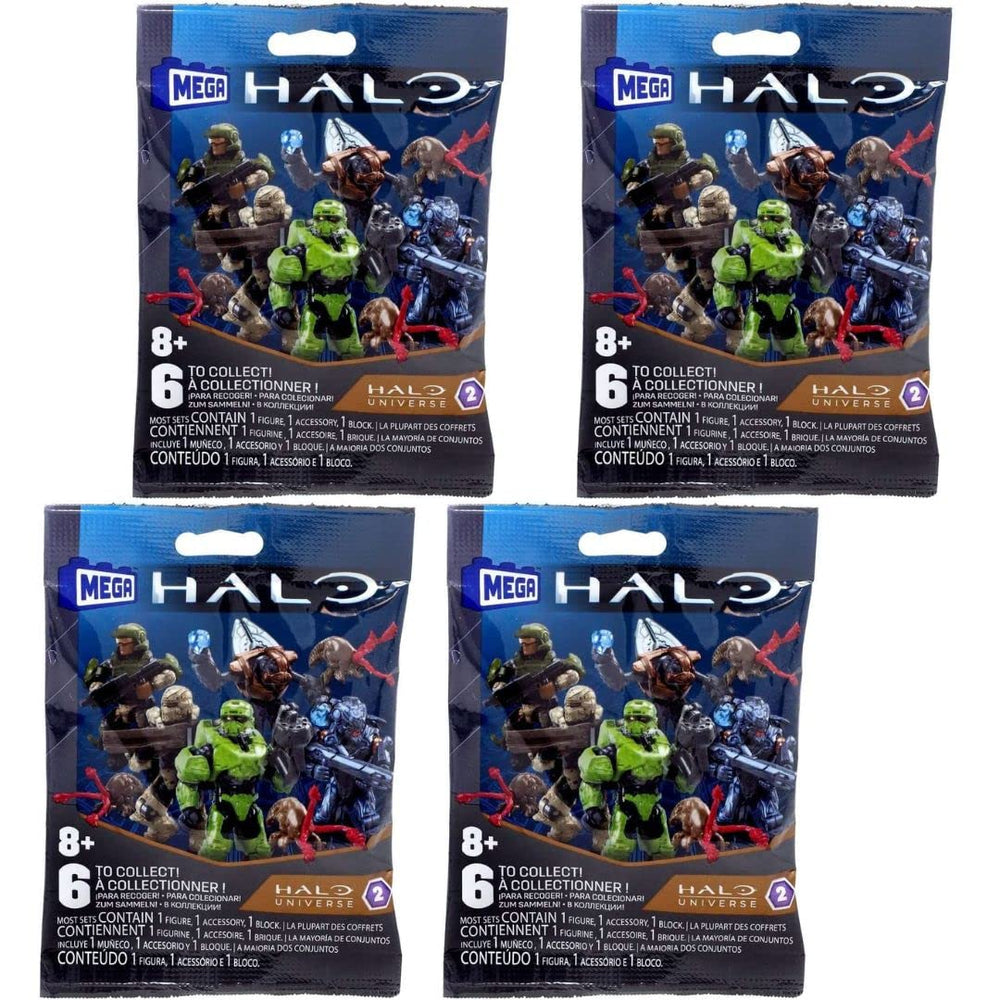 Mega Construx Halo Universe Series 2 blind bag figures pack 4 for imaginative play
