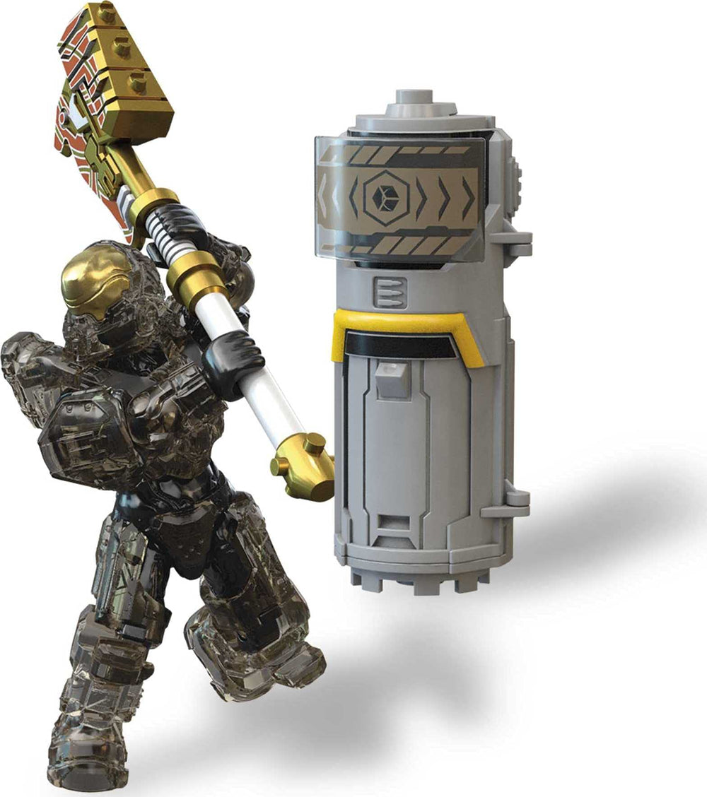 Mega Construx Halo Weapons Pack Hermes Hammer Power Pack for combat-ready upgrades.