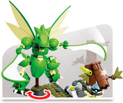 Mega Construx hand activated battle moves for action sequences.