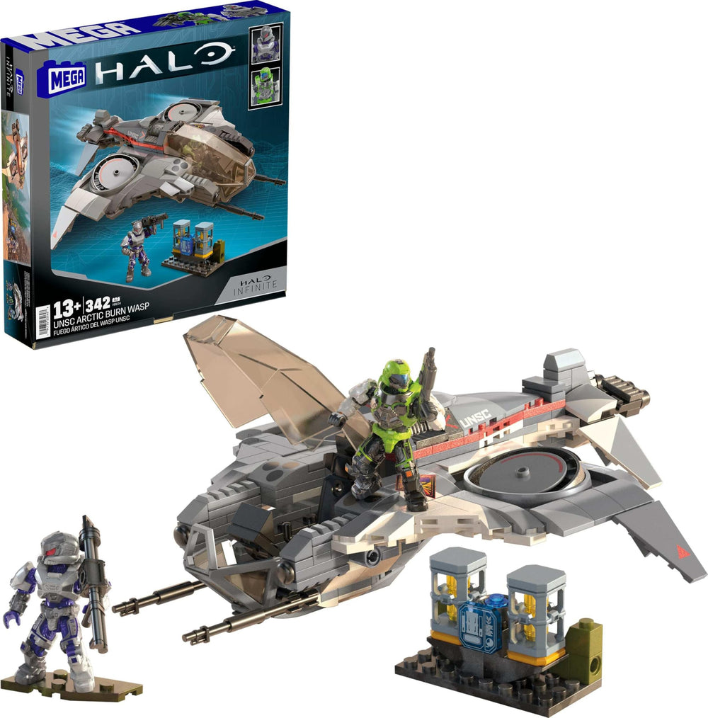 Mega Halo Arctic Burn Wasp assembly view for imaginative play