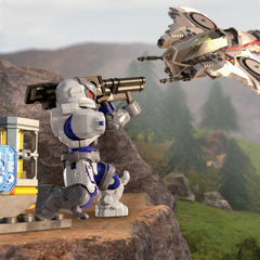 Mega Halo Arctic Burn Wasp dual engines visible for dynamic motion