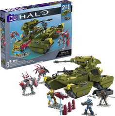 Mega Halo Scorpion tank with rolling treads for immersive play