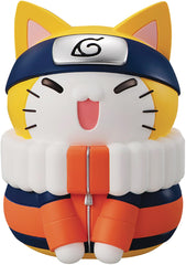 Megahouse Naruto Nyanto figure front view, ideal for display shelves.