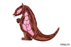 Megahouse Ultraman Gomora Kaitai Puzzle detailed-texture shot reveals sculpted surface for display.