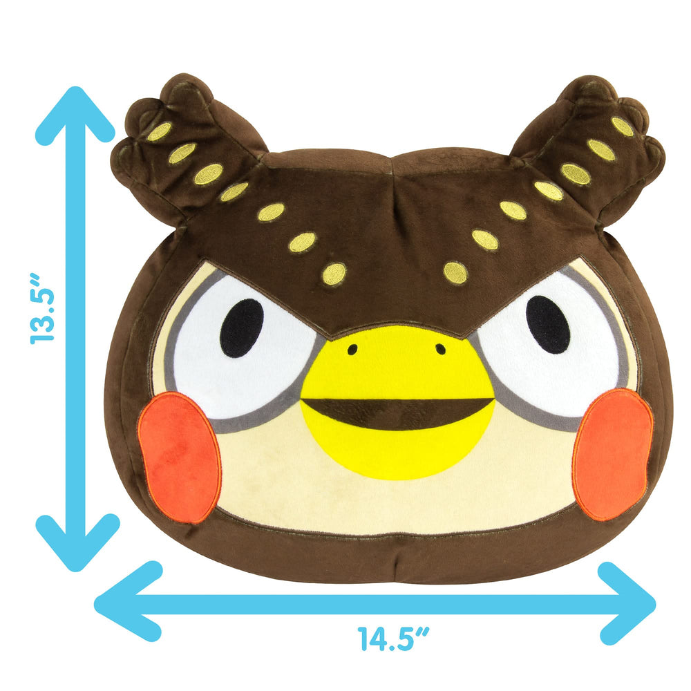 Megasketcher Club Mocchi Mocchi Blathers plush—great gift for gamers and collectors