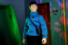 Mego Star Trek Spock 8-inch figure face detail.