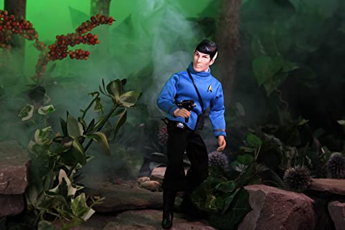 Mego Star Trek Spock 8-inch figure on shelf display.