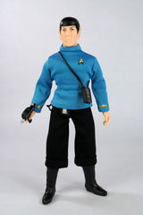 Mego Star Trek Spock 8-inch uniform detail shows screen-accurate styling.
