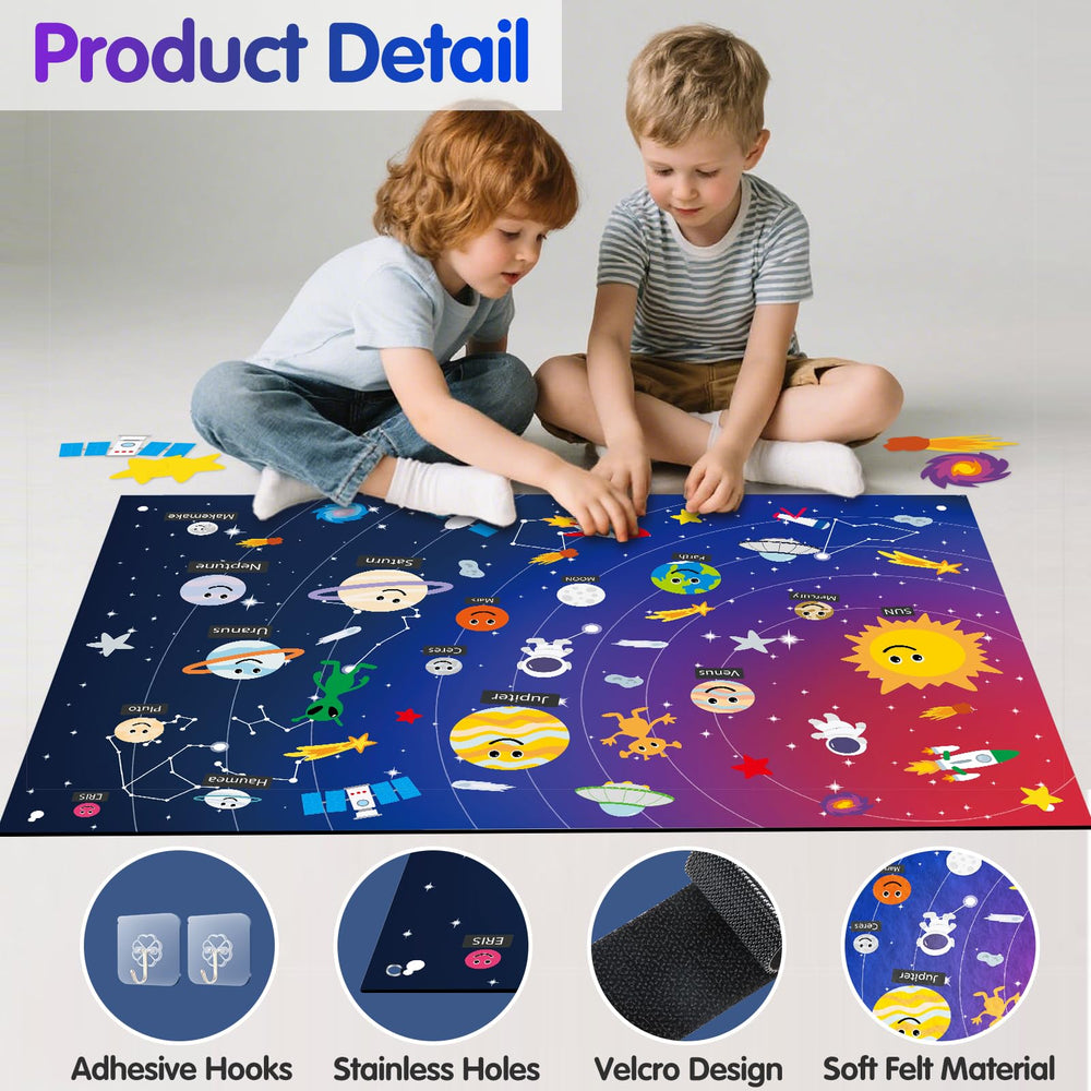 MEGUO Solar System rocket figures for storytelling and motor practice