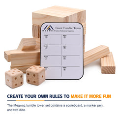 Megwoz family game suitable for all ages for gatherings and backyard fun