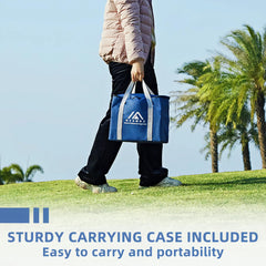 Megwoz carrying bag keeps all pieces organized.