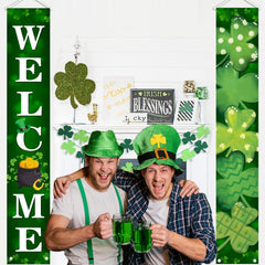MEHOFOND reusable polyester banner withstands wear and fading for seasonal decorating.