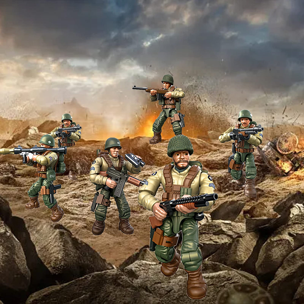 MEIEST army building blocks offer educational pretend play and stylish desk decor