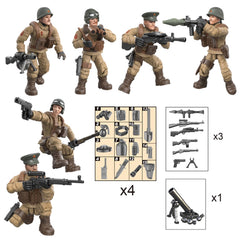 MEIEST detailed movable arm and leg figures enhance fine motor skills and coordination