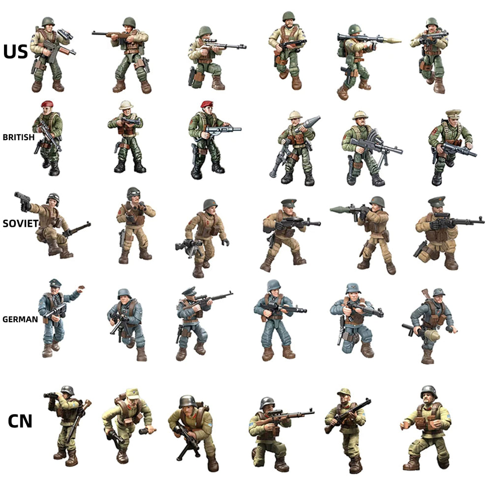 MEIEST soldier figures on a desk setup for kid-friendly party favors