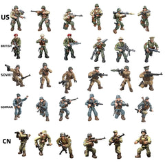 MEIEST soldier figures on a desk setup for kid-friendly party favors