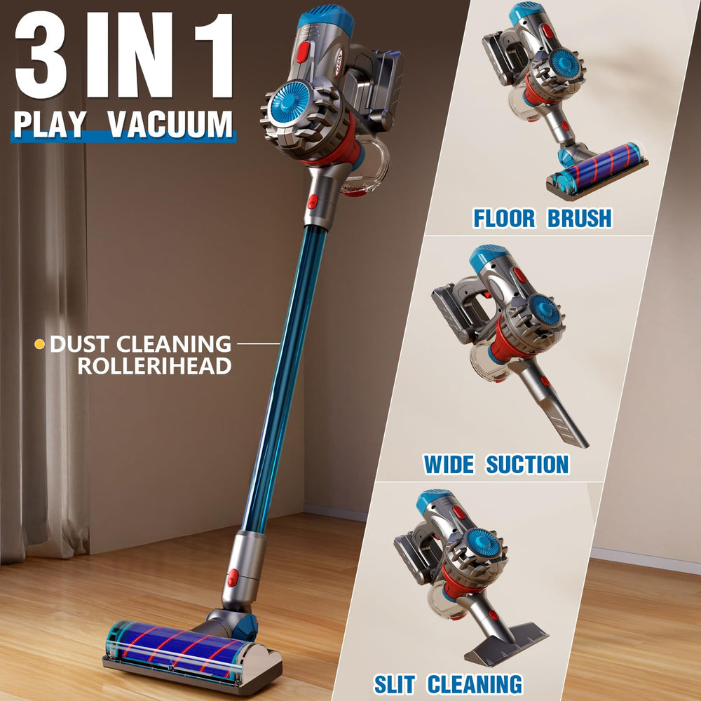 MEIJIABA easy-assemble toy vacuum designed for growing kids
