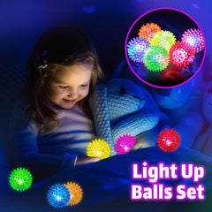 Meijoy light up ball in yellow glow, visual engagement during night play